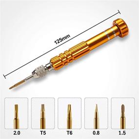 img 1 attached to 🔧 Compact YANPLS Small Screwdriver Watch Glasses Mini Set: Precision Kit for Electronics and Eyeglasses