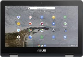 img 1 attached to ASUS Chromebook Flip C214MA-YS02T 11.6” Ruggedized and Water Resistant, 360 Touchscreen 2 in 1 Chromebook, Intel N4000, 4GB DDR4 RAM, 32GB Storage, Mil STD Design, Chrome OS, Stylus