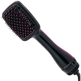 img 4 attached to Transform Your Hair with REVLON One-Step Hair Dryer & Styler, Black!