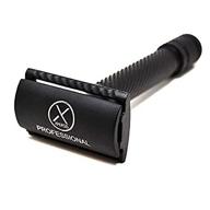 🪒 xpersis pro men's double edge safety razor - handcrafted with real german steel in black logo