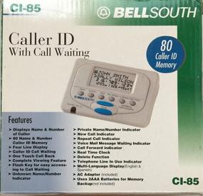 img 1 attached to Bellsouth Ci-85 Caller ID с Call Waiting: Будьте в курсе и не пропустите ни один звонок