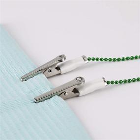 img 3 attached to Dental Bib Holder Clips for Adults - Annhua