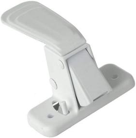 img 1 attached to 🔒 Wright Products V444ISWH Heavy Duty Inside Latch: Reliable White Door Handle for Optimal Security