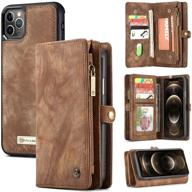 zttopo wallet case compatible with iphone 12 pro max logo