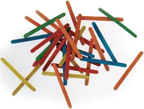 img 1 attached to 🎨 Darice Wood Craft Sticks - Multi-Colored - Ideal for Craft Projects - Vibrant Colors - Durable Wood Sticks for Kids, Classrooms, Home and More - Pack of 200, 2.7" Long