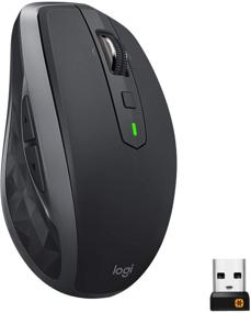 img 4 attached to 🖱️ Беспроводная мышь Logitech MX Anywhere 2S Graphite – 910-005153: Освободите мощную беспроводную точность