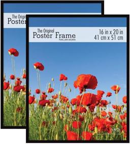 img 4 attached to MCS 16x20 Inch Original Poster Frame 2-Pack, Black (63909) - A Great Deal for 16x20 Posters in a Set of 2 Frames