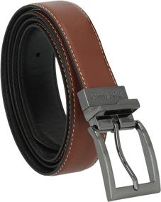 img 3 attached to Stylish Steve Madden Reversible Leather Feather Men's Belt Accessories for Versatile Fashion