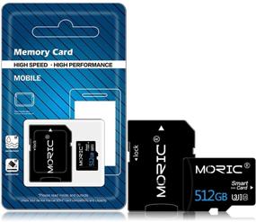 img 3 attached to 💽 High-Speed 512GB Micro SD Card with Adapter - Class 10 Memory Card for Android Smartphone, Digital Camera, Tablet, and Drone