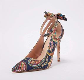 img 3 attached to PiePieBuy Women's Pointed Wedding Evening Shoes and Pumps