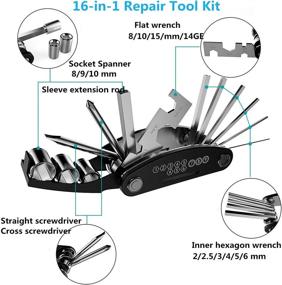 img 3 attached to TRADERPLUS Multi Function Bicycle Cycling Mechanic