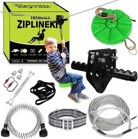 img 4 attached to 🏞️ Zipline Thickened Backyard Playground: Endless Entertainment for the Whole Family