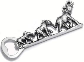 img 3 attached to Silver Elephant Bottle Opener: Exceptional Gifts for Men and Women