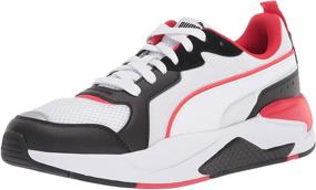 img 4 attached to PUMA Sneaker Black Puma White Fluo Green Luminous Men's Shoes