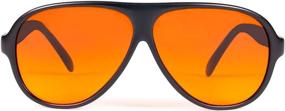 img 3 attached to 🕶️ BluBlocker Black Aviator Sunglasses - Official and Highly Rated for Enhanced Eye Protection