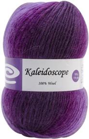 img 1 attached to ELEGANT YARNS 147 39 Kaleidoscope Yarn Purple