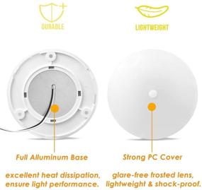 img 1 attached to acegoo 12V Dimmable LED Puck Light for Camper Van, RV Boat Ceiling Dome Light with Push Dimmer Switch, Surface Mount Down Light for Travel Trailer, Truck, Caravan Interior Lighting (Warm White)