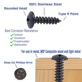 img 1 attached to 🔩 Stainless Phillips Coated Bolt Dropper: High-Quality Fastener for Ultimate Durability and Ease of Use