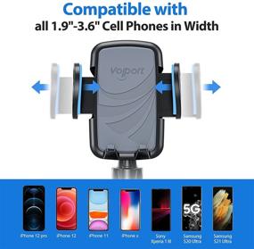 img 2 attached to Versatile Cup Holder Phone Mount: Volport 360 Degree Rotating Bracket with Adjustable Long Neck Pole - Compatible with iPhone 12/13 Pro Max/Mini, Samsung S20 Ultra, and More!