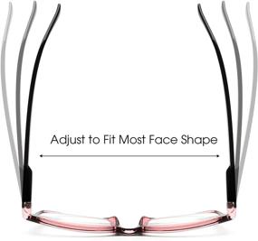 img 1 attached to 👓 Vintage Rectangular Spring Hinge Reading Glasses Set of 4 for Men and Women by JM