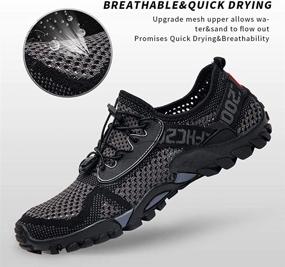 img 3 attached to 👟 SOBASO Water Shoes: Fast Drying Aqua Shoes for Women and Men - Perfect for Water Sport, Diving, Hiking, Sailing, and Travel