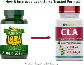 img 3 attached to CLA Softgels Supplement (2000 MG - 200 Count) - Conjugated Linoleic Acid from Safflower Oil - CLA Pills for Women & Men - Support Your Diet & Weight Goals* - Omega-6 Fatty Acids - Top Quality by TNVitamins