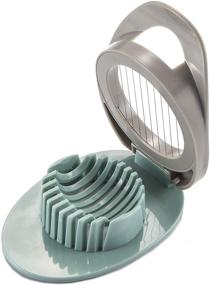 img 3 attached to 🍓 Green Strawberry Egg Slicer - Ortarco Boiled Egg Cutter with Stainless Steel Wire