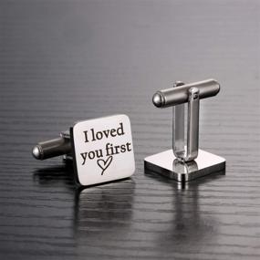 img 2 attached to Hazado Father Cufflinks Daughter Wedding
