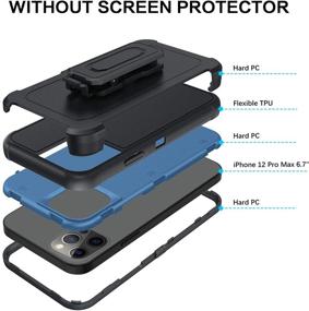 img 2 attached to BENTOBEN Compatible Shockproof Kickstand Protective Cell Phones & Accessories