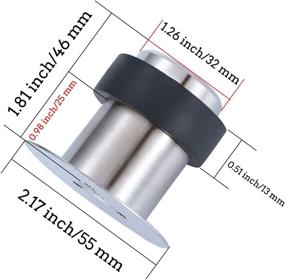 img 3 attached to TPOHH Stainless Cylindrical Double Sided Adhesive