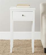 classy and chic: safavieh american homes collection abel french grey end table for stylish homes logo