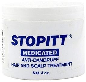 img 1 attached to 💆 Стопитт медицинская препаративная терапия против перхоти для волос и кожи головы, 4 унции.