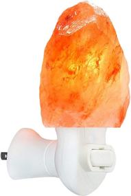 img 2 attached to 🧂 Set of 2 Hand-Carved Natural Pink Himalayan Salt Lamp Night Lights for Bedroom Decor - Plug-in Wall Lights with Rock Salt and Bulb for Home Atmosphere