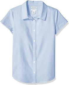 img 3 attached to 👚 Amazon Essentials Sleeve Uniform Oxford Girls' Clothing: Stylish Tops, Tees & Blouses for Every Occasion!