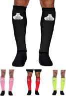 bear grips shin guards sleeves 2.0: 5mm padded leg protection for crossfit, rope climbing, and deadlifting activities - no zipper design, multi-color options, available as single or pair логотип