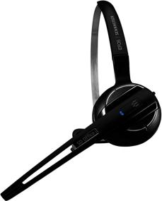 img 2 attached to 🎧 Sennheiser SD Office ML (506009) - Single-Sided DECT Wireless Headset for Desk Phone & Skype for Business, Noise-Cancelling Mic, Multiple Wearing Styles (Black)