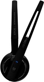 img 3 attached to 🎧 Sennheiser SD Office ML (506009) - Single-Sided DECT Wireless Headset for Desk Phone & Skype for Business, Noise-Cancelling Mic, Multiple Wearing Styles (Black)