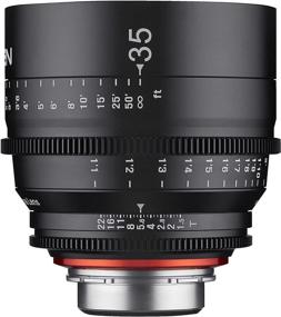 img 3 attached to 📷 Rokinon Xeen XN35-PL 35mm T1.5 Pro Cine Lens for PL Mount Pro Video Cameras - Black