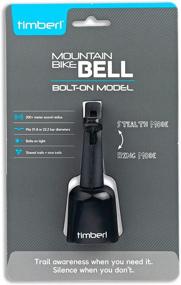 img 1 attached to 🚲 Enhance Safety on the Trail with the TIMBER! Mountain Bike Bell - Bolt-On Model