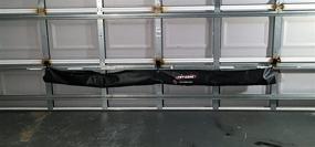 img 1 attached to Hitzem Garage Door Baseball & Softball Practice Net: Attaches and Hangs for Hitting/Pitching Sessions