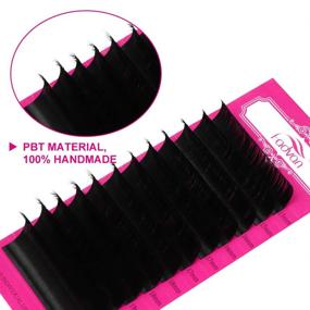 img 3 attached to 👁️ D Curl 0.15mm Classic Silk Eyelash Extensions 15-20mm Mix - FADVAN Professional Matte Black Single Lashes for Eyelash Extension Supplies