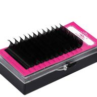 👁️ d curl 0.15mm classic silk eyelash extensions 15-20mm mix - fadvan professional matte black single lashes for eyelash extension supplies logo