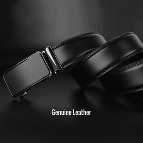 img 2 attached to 🔒 Genuine Leather Drizzte Automatic Adjustable