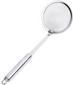 img 4 attached to 🍲 TEMCHY Stainless Steel Hot Pot Fat Skimmer Spoon – Fine Mesh Strainer for Effortless Grease and Foam Skimming