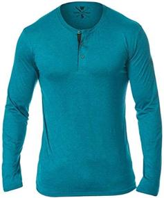 img 4 attached to 👕 Men's Clothing: Henley Sleeve Shirts for Warriors and Scholars