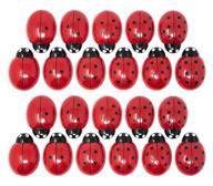 🐞 yus1027 ladybug counting stones - set of 22 with yellow door logo