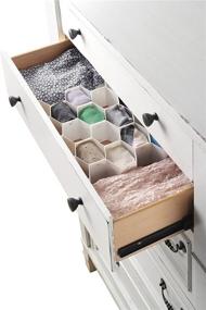 img 2 attached to 🗄️ Honeycomb Drawer Organizer by Whitmor