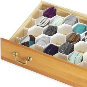 img 1 attached to 🗄️ Honeycomb Drawer Organizer by Whitmor