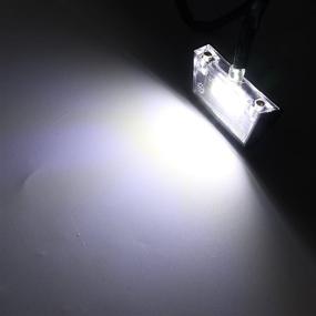 img 2 attached to Mini Tiny Lamp with 3 SMD LED Chips for Super Bright Motorcycle License Plate Light - Ideal for KTM, Suzuki, and Yamaha