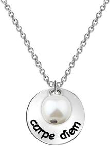 img 4 attached to BNQL Mantra Necklace Inspirational Positive